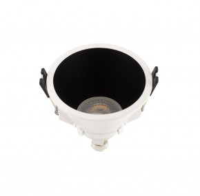 DK3026-WB Встраиваемый светильник, IP 20, 10 Вт, GU5.3, LED, белый/черный, пластик в Полевском - polevskoy.ok-mebel.com | фото 2