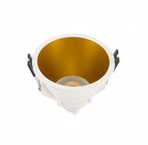 DK3026-WG Встраиваемый светильник, IP 20, 10 Вт, GU5.3, LED, белый/золотой, пластик в Полевском - polevskoy.ok-mebel.com | фото 2