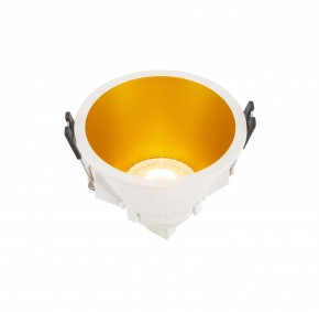DK3026-WG Встраиваемый светильник, IP 20, 10 Вт, GU5.3, LED, белый/золотой, пластик в Полевском - polevskoy.ok-mebel.com | фото 4