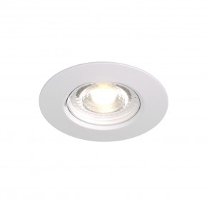 DK3028-WH Встраиваемый светильник, IP 20, 10 Вт, GU5.3, LED, белый, пластик в Полевском - polevskoy.ok-mebel.com | фото 5