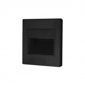 DK3050-BK Светильник встраиваемый в стену, IP 20, LED 3000, 1 Вт, черный пластик в Полевском - polevskoy.ok-mebel.com | фото