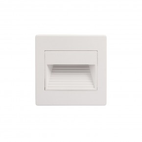 DK3050-WH Светильник встраиваемый в стену, IP 20, LED 3000, 1 Вт, белый, пластик в Полевском - polevskoy.ok-mebel.com | фото 3