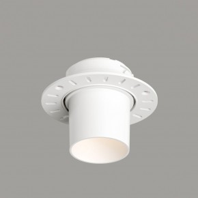 DK3057-WH Встраиваемый светильник под шпатлевку, IP20, до 15 Вт, LED, GU5,3, белый, пластик в Полевском - polevskoy.ok-mebel.com | фото