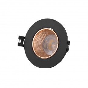 DK3061-BBR Встраиваемый светильник, IP 20, 10 Вт, GU5.3, LED, черный/бронзовый, пластик в Полевском - polevskoy.ok-mebel.com | фото