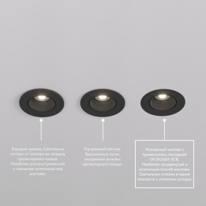 DK3061-BBR Встраиваемый светильник, IP 20, 10 Вт, GU5.3, LED, черный/бронзовый, пластик в Полевском - polevskoy.ok-mebel.com | фото 4