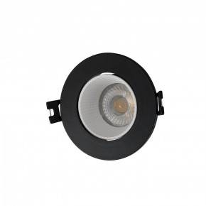 DK3061-BK+WH Встраиваемый светильник, IP 20, 10 Вт, GU5.3, LED, черный/белый, пластик в Полевском - polevskoy.ok-mebel.com | фото