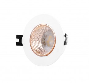 DK3061-WBR Встраиваемый светильник, IP 20, 10 Вт, GU5.3, LED, белый/бронзовый, пластик в Полевском - polevskoy.ok-mebel.com | фото