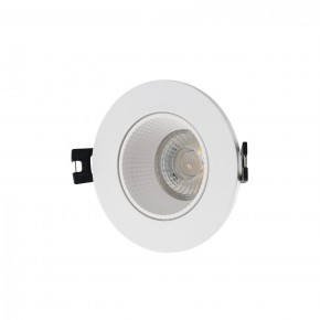 DK3061-WH Встраиваемый светильник, IP 20, 10 Вт, GU5.3, LED, белый/белый, пластик в Полевском - polevskoy.ok-mebel.com | фото