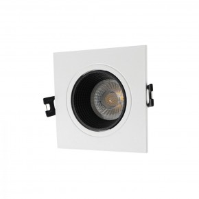 DK3071-WH+BK Встраиваемый светильник, IP 20, 10 Вт, GU5.3, LED, белый/черный, пластик в Полевском - polevskoy.ok-mebel.com | фото