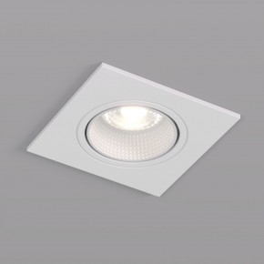 DK3071-WH Встраиваемый светильник, IP 20, 10 Вт, GU5.3, LED, белый/белый, пластик в Полевском - polevskoy.ok-mebel.com | фото