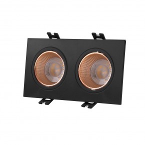 DK3072-BBR Встраиваемый светильник, IP 20, 10 Вт, GU5.3, LED, черный/бронзовый, пластик в Полевском - polevskoy.ok-mebel.com | фото