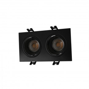 DK3072-BK Встраиваемый светильник, IP 20, 10 Вт, GU5.3, LED, черный/черный, пластик в Полевском - polevskoy.ok-mebel.com | фото
