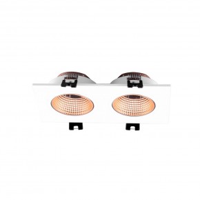 DK3072-WBR Встраиваемый светильник, IP 20, 10 Вт, GU5.3, LED, белый/бронзовый, пластик в Полевском - polevskoy.ok-mebel.com | фото 2