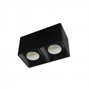 DK3085-BK+CH Светильник накладной IP 20, 10 Вт, GU5.3, LED, черный/хром, пластик в Полевском - polevskoy.ok-mebel.com | фото