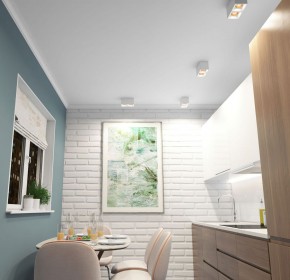 DK3085-WH+BR Светильник накладной IP 20, 10 Вт, GU5.3, LED, белый/бронзовый, пластик в Полевском - polevskoy.ok-mebel.com | фото 2