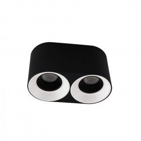 DK3096-BW+BK Светильник накладной IP 20, 10 Вт, GU5.3, LED, черно-белый/черный, пластик в Полевском - polevskoy.ok-mebel.com | фото