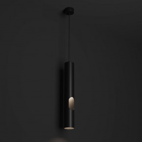 DK4045-BK Подвесной светильник, с декоративным вырезом, IP 20, до 15 Вт, LED, GU10, черный, алюминий в Полевском - polevskoy.ok-mebel.com | фото 2