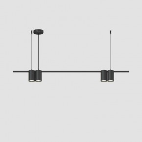 DK4061-BK Подвесной светильник ORBIT, IP20, 4xGU10 LED до 15 Вт, черный матовый, алюминий в Полевском - polevskoy.ok-mebel.com | фото