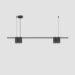 DK4061-BK Подвесной светильник ORBIT, IP20, 4xGU10 LED до 15 Вт, черный матовый, алюминий в Полевском - polevskoy.ok-mebel.com | фото 2