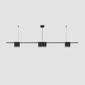 DK4063-BK Подвесной светильник ORBIT, IP20, 7xGU10 LED до 15 Вт, черный матовый, алюминий в Полевском - polevskoy.ok-mebel.com | фото 2