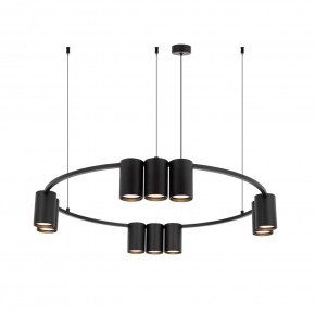 DK4065-BK Подвесной светильник ORBIT, IP20, 10xGU10 LED до 15 Вт, черный матовый, алюминий в Полевском - polevskoy.ok-mebel.com | фото 3