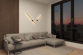 DK5012-BK Бра 800 мм, 3000К, IP20, 7 Вт, черный, алюминий в Полевском - polevskoy.ok-mebel.com | фото 7
