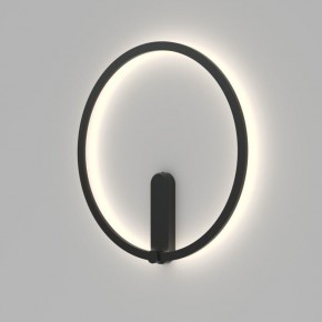 DK5035-BK Бра ROUND со светодиодом, IP20, 24W, 3000/4000/6500K, черный, алюминий в Полевском - polevskoy.ok-mebel.com | фото