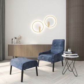 DK5035-SG Бра ROUND со светодиодом, IP20, 24W, 3000/4000/6500K, матовое золото, алюминий в Полевском - polevskoy.ok-mebel.com | фото 7