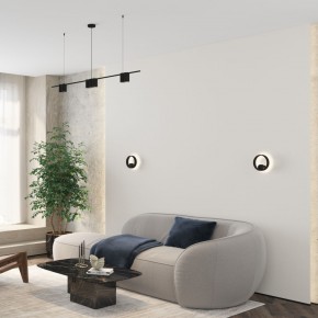 DK5060-BK Бра ORBIT, IP20, 3000К, LED, 10 Вт, черный матовый, алюминий в Полевском - polevskoy.ok-mebel.com | фото 5