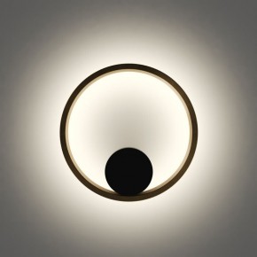 DK5060-BK+SG Бра ORBIT, IP20, 3000К, LED, 10 Вт, черный + сатинированное золото, алюминий в Полевском - polevskoy.ok-mebel.com | фото 4