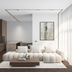 DK5072-SB Бра SHINE WALL со светодиодом, D104*H68, IP20, 3000К, 3W, RA?90, сатинированная латунь, алюминий в Полевском - polevskoy.ok-mebel.com | фото 6