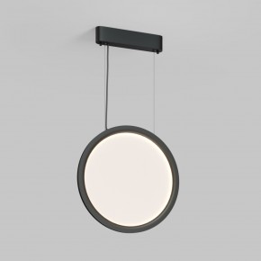 DK6604-BK Подвесной вертикальный светильник Veil со светодиодом H1500 d450 220V 36W 3000-6000K IP20 черный алюминий в Полевском - polevskoy.ok-mebel.com | фото
