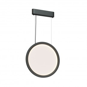 DK6604-BK Подвесной вертикальный светильник Veil со светодиодом H1500 d450 220V 36W 3000-6000K IP20 черный алюминий в Полевском - polevskoy.ok-mebel.com | фото 3