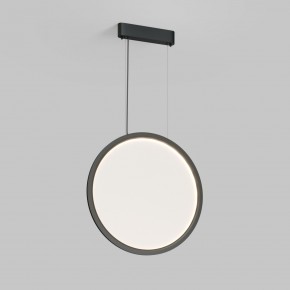 DK6606-BK Подвесной вертикальный светильник Veil со светодиодом H1700 d600 220V 48W 3000-6000K IP20 черный алюминий в Полевском - polevskoy.ok-mebel.com | фото
