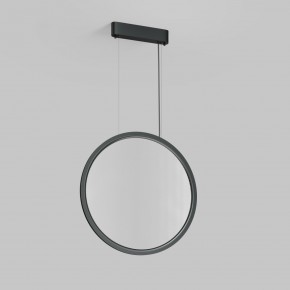 DK6606-BK Подвесной вертикальный светильник Veil со светодиодом H1700 d600 220V 48W 3000-6000K IP20 черный алюминий в Полевском - polevskoy.ok-mebel.com | фото 4