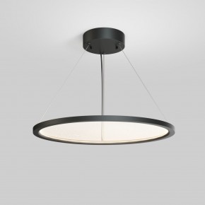 DK6616-BK Подвесной горизонтальный светильник Veil со светодиодом H900 d600 220V 48W 3000-6000K IP20 черный алюминий в Полевском - polevskoy.ok-mebel.com | фото