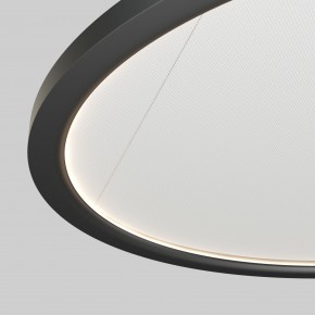 DK6616-BK Подвесной горизонтальный светильник Veil со светодиодом H900 d600 220V 48W 3000-6000K IP20 черный алюминий в Полевском - polevskoy.ok-mebel.com | фото 3
