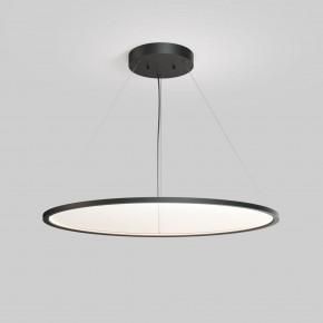 DK6620-BK Подвесной горизонтальный светильник Veil со светодиодом H900 d1000 220V 82W 3000-6000K IP20 черный алюминий в Полевском - polevskoy.ok-mebel.com | фото