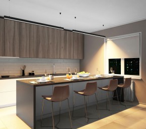 DK9153-BK Линейный светильник 42W 1500mm 3000K, черный в Полевском - polevskoy.ok-mebel.com | фото 7