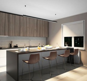 DK9204-BK Линейный светильник 52W 2000mm 4000K, черный в Полевском - polevskoy.ok-mebel.com | фото 5