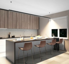 DK9304-BK Линейный светильник 72W 3000mm 4000K, черный в Полевском - polevskoy.ok-mebel.com | фото 5