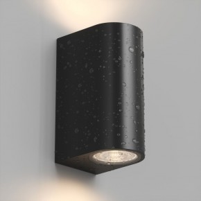 DK9791-BK Настенный уличный светильник NARVIK, IP44, 2хGU10 LED, до 15 Вт, черный, алюминий в Полевском - polevskoy.ok-mebel.com | фото 3