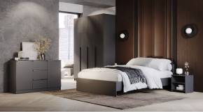 ЭЛЕГАНТ Спальный гарнитур (модульный) графит в Полевском - polevskoy.ok-mebel.com | фото