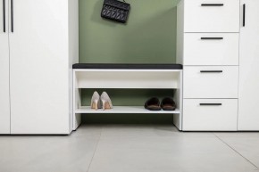 ЭЙР прихожая (модульная) Белый Шагрень в Полевском - polevskoy.ok-mebel.com | фото 23