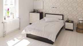 Фиеста Кровать 1200, цвет венге/дуб лоредо, ШхГхВ 123,5х203,5х80 см., сп.м. 1200х2000 мм., без матраса, основание есть в Полевском - polevskoy.ok-mebel.com | фото 5