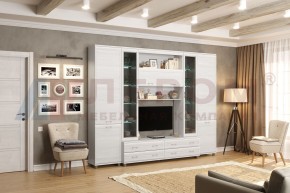 Гостиная Мелисса Композиция 9 (Снежный Ясень) в Полевском - polevskoy.ok-mebel.com | фото