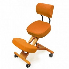 Коленный стул со спинкой Smartstool KW02В + Чехлы в Полевском - polevskoy.ok-mebel.com | фото 4