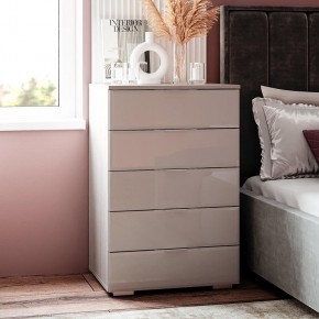 Комод Алекса (ясень белый/белый) в Полевском - polevskoy.ok-mebel.com | фото 3