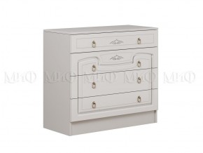 АЛЕКСАНДРИНА Комод (Белый глянец холодный/Белый) в Полевском - polevskoy.ok-mebel.com | фото