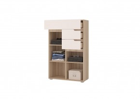 Комод АНТАЛИЯ (Сонома/Графит софт) в Полевском - polevskoy.ok-mebel.com | фото 2